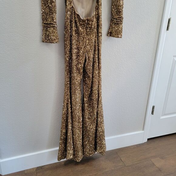 AMEN sequin Jumpsuit size 4 S - Picture 5 of 16